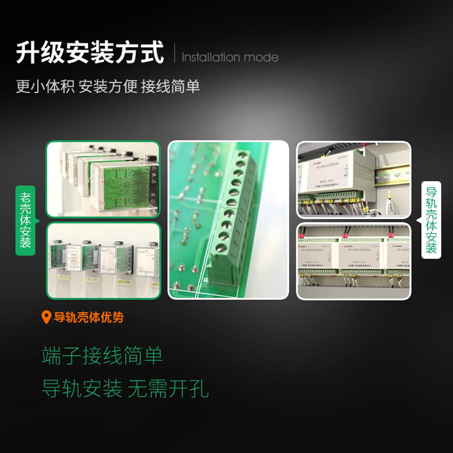SRS-24VAC-6H-8A導(dǎo)軌安裝結(jié)構(gòu)